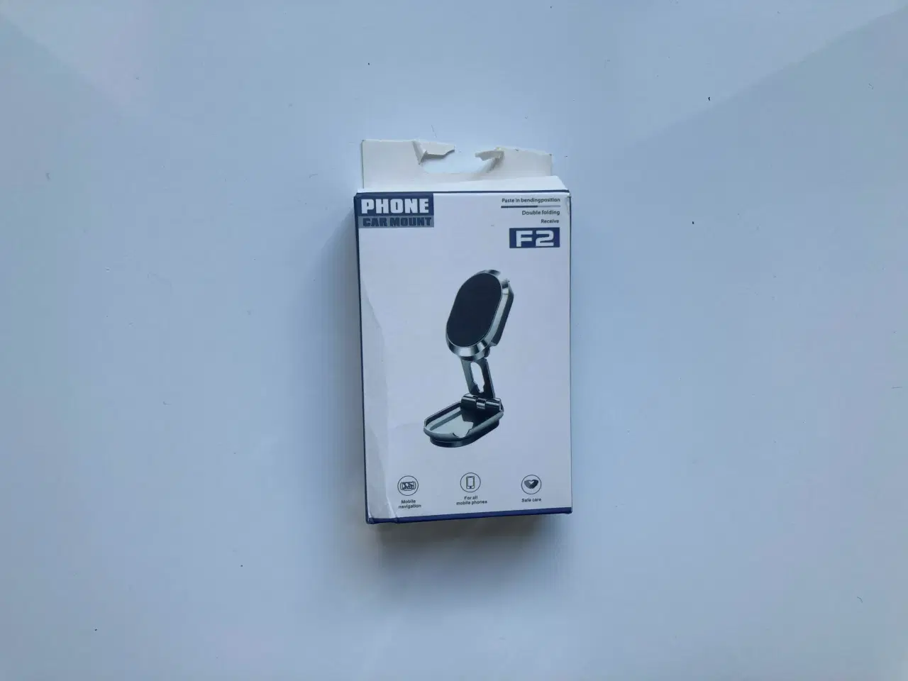 Billede 1 - Mobilholder i metal med magnet - ubrugt