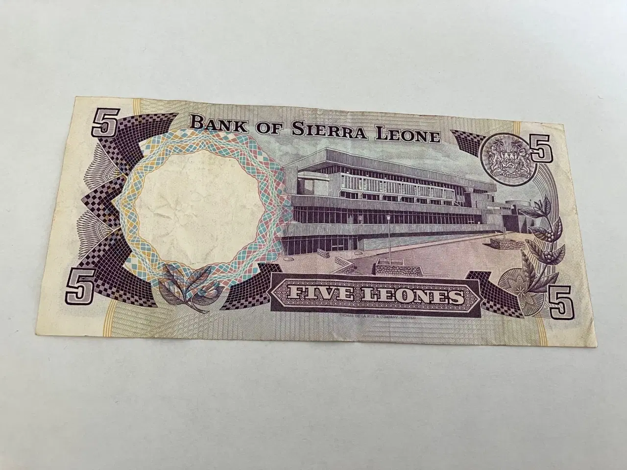Billede 2 - 5 Leones Sierra Leone 1981 - Rare