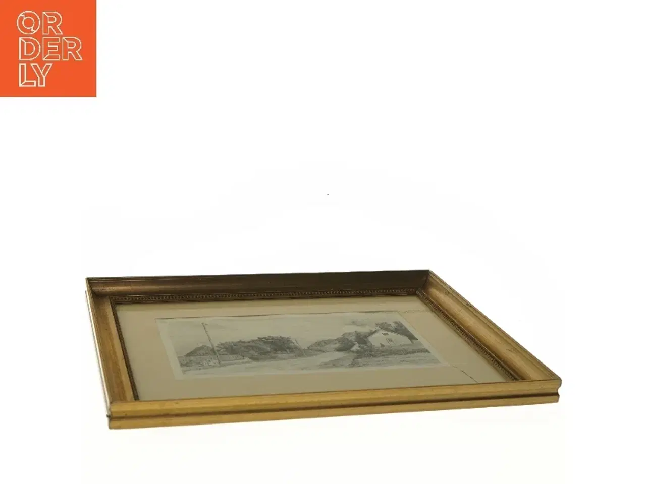 Billede 3 - Indrammet radering Carl Bloch (str. 42x30 cm)