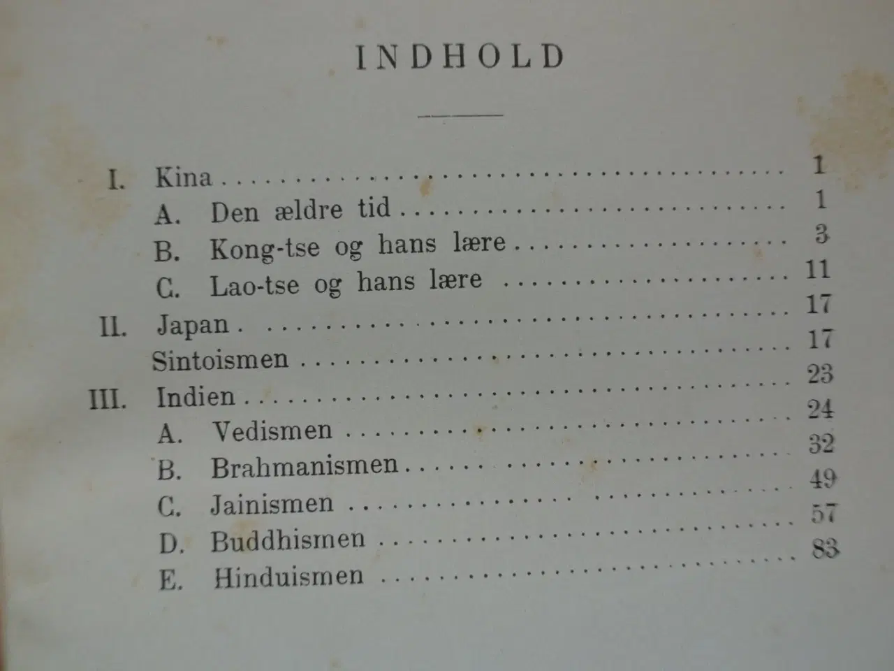 Billede 3 - de østasiatiske religioner og fra åndslivet i det,