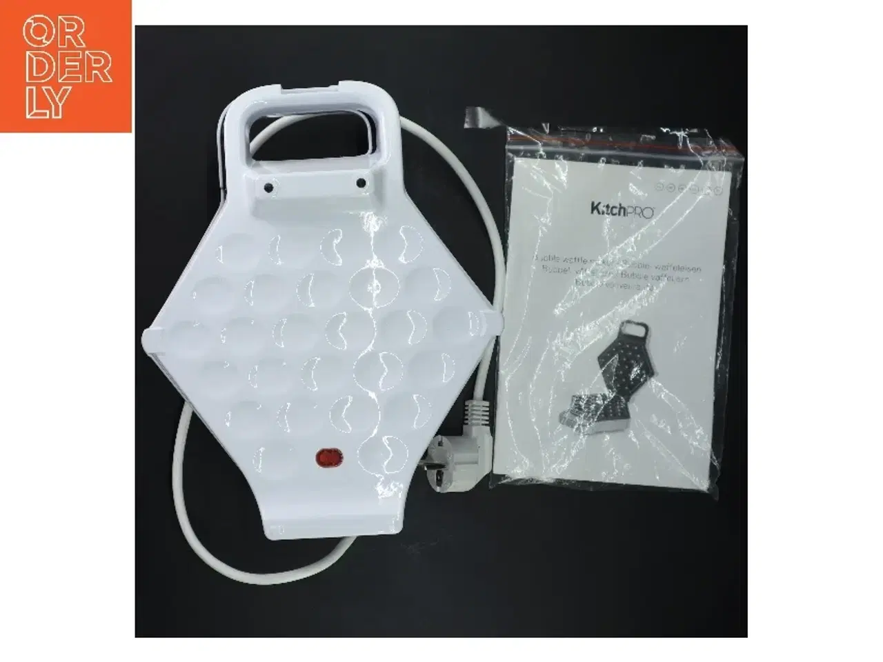 Billede 1 - Vaffeljern til boble vafler fra KitchPRO (str. 28x22 cm)