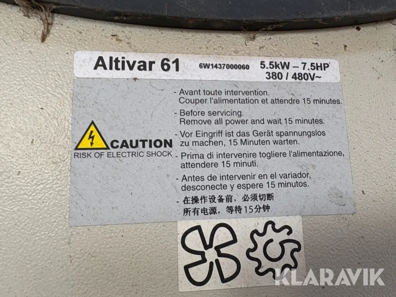 Billede 12 - Frekvensomformer Schneider Electric 5,5 kilowatt 4 styk