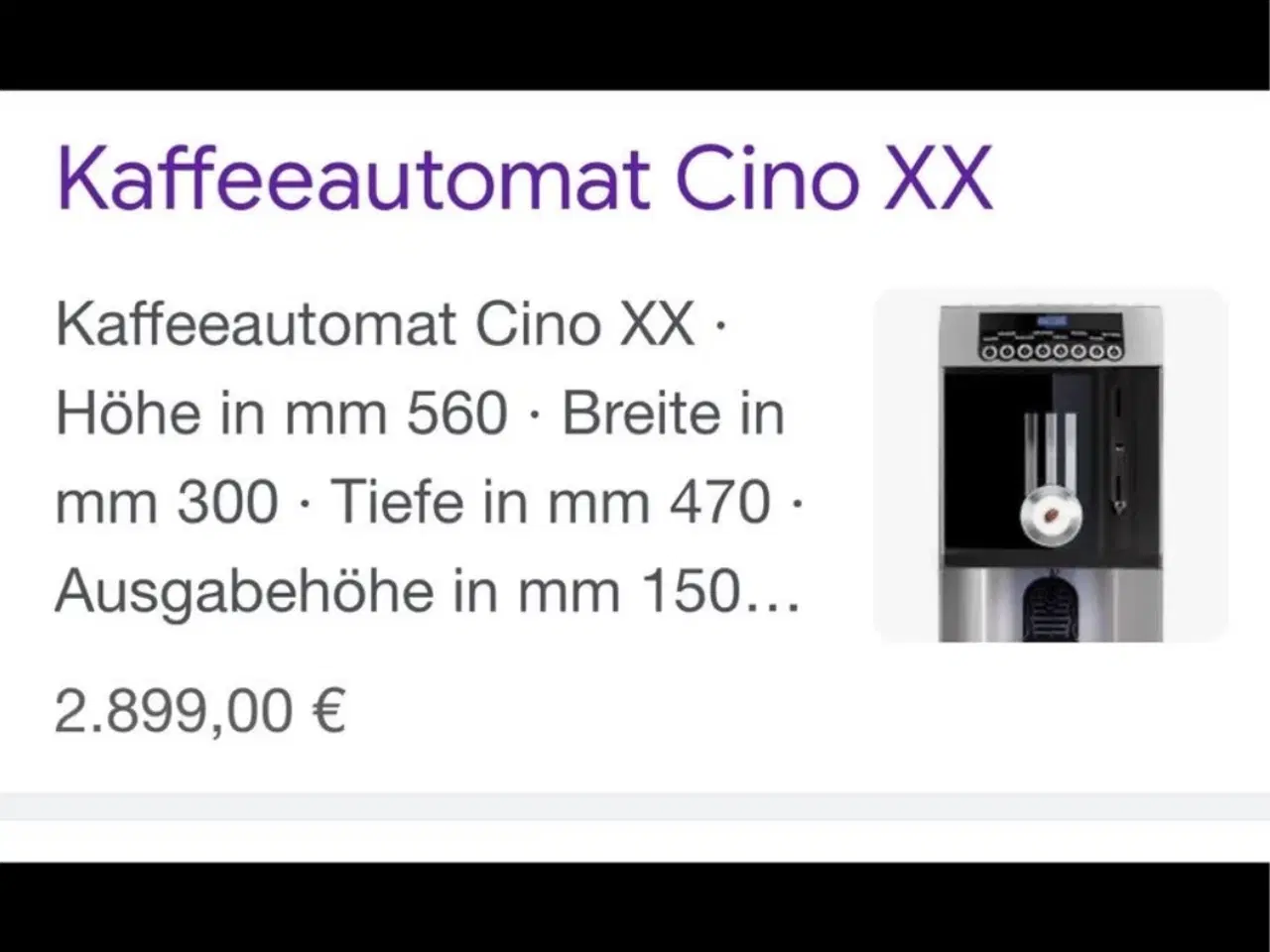 Billede 4 - CINO XX kaffeautomat 