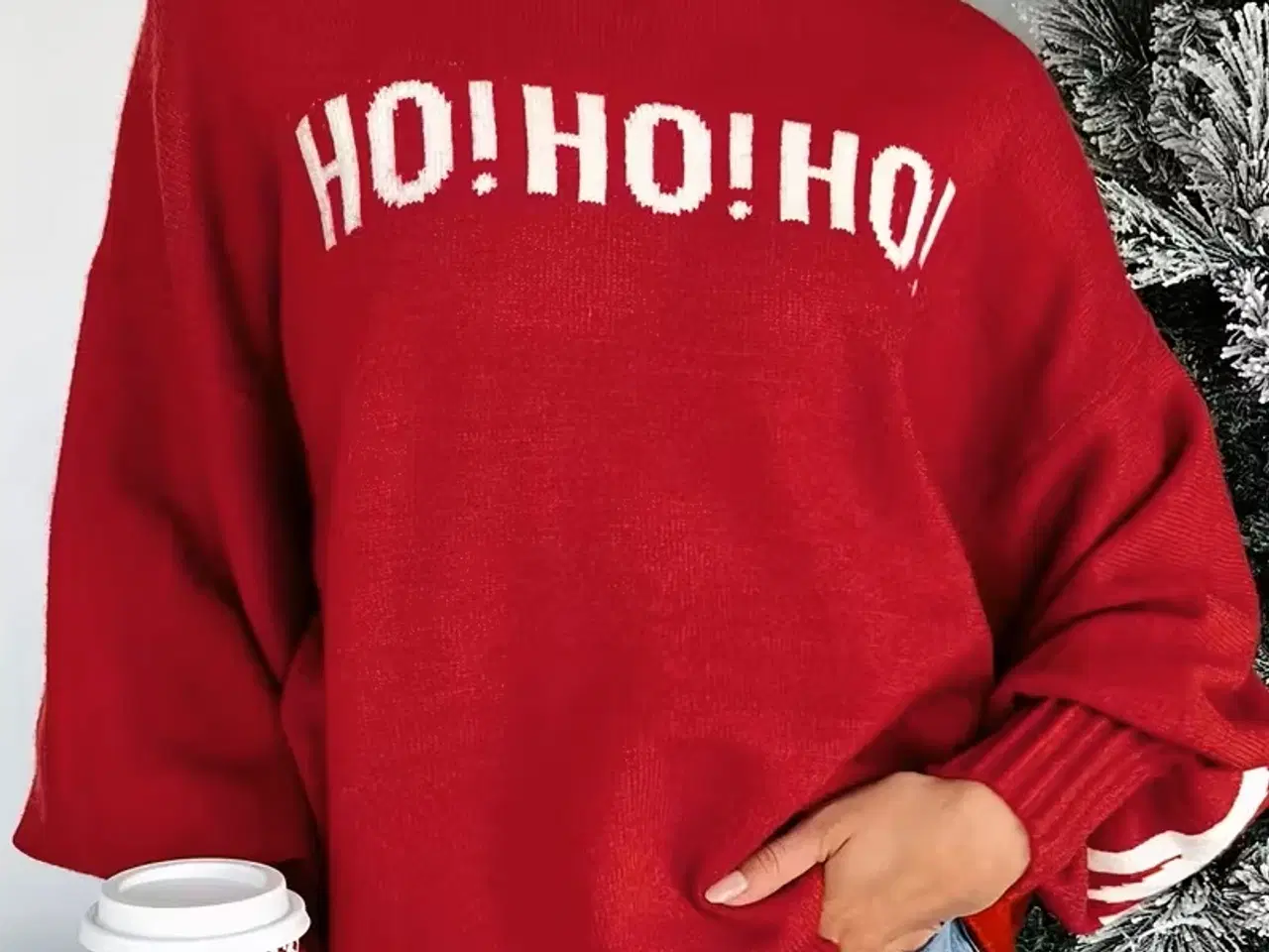 Billede 2 - Ny Jule-striktrøje, super blød