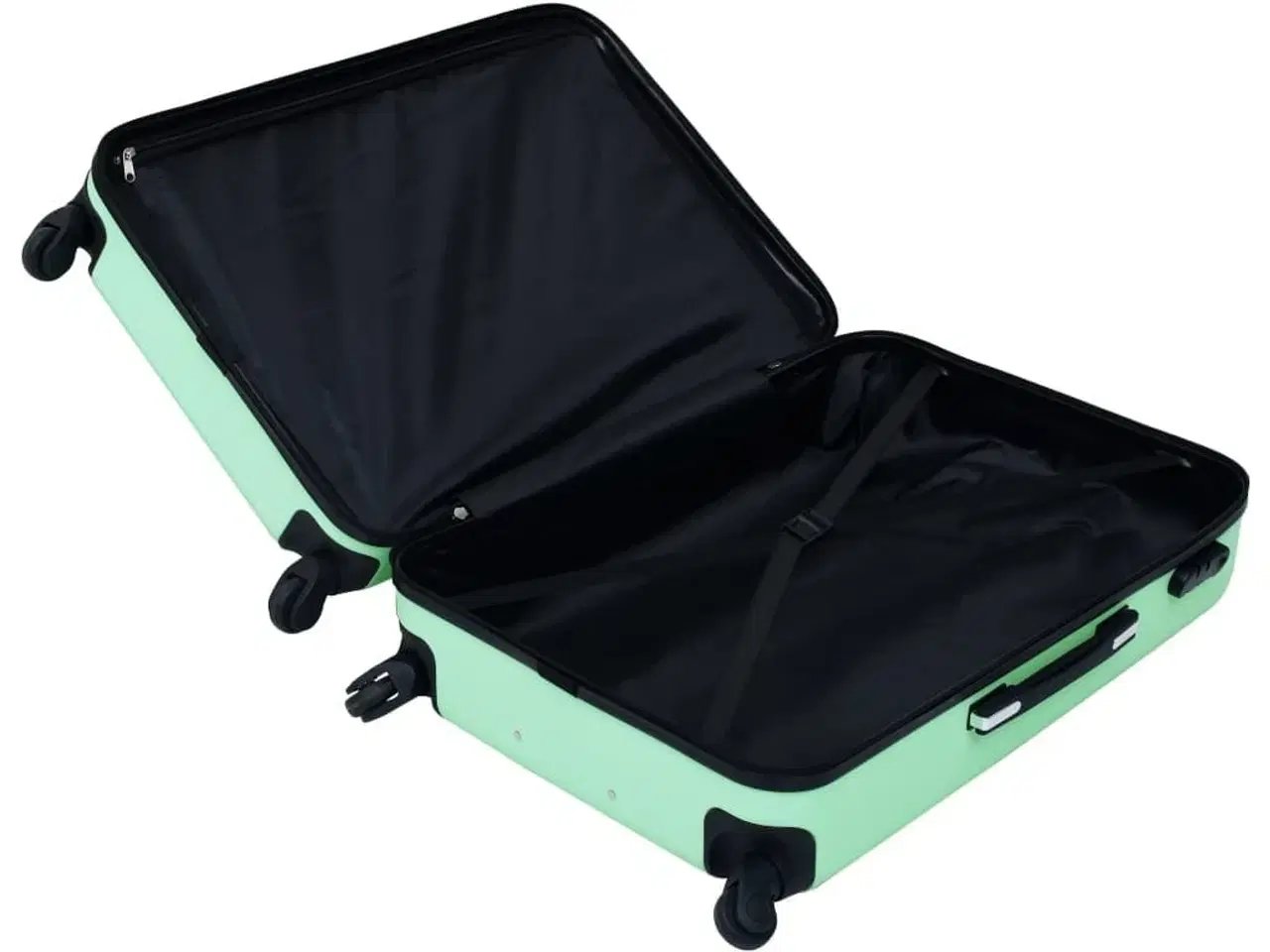 Billede 10 - Kuffert sæt 2 stk. hardcase ABS mintgrøn