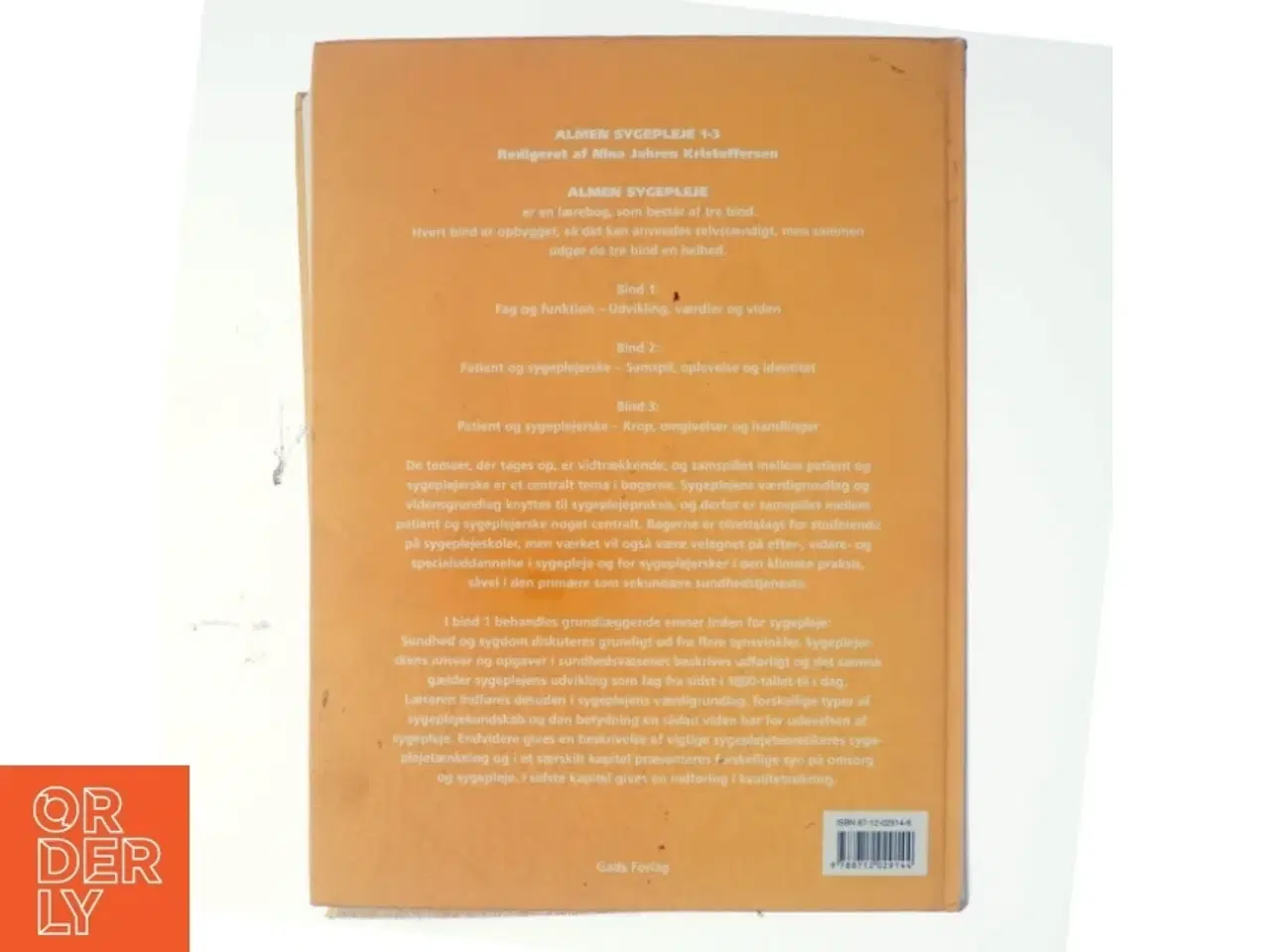 Billede 3 - Almen sygepleje. 3 : Patient og sygeplejerske, Krop, omgivelser og handlinger. - 1997 (Bog)