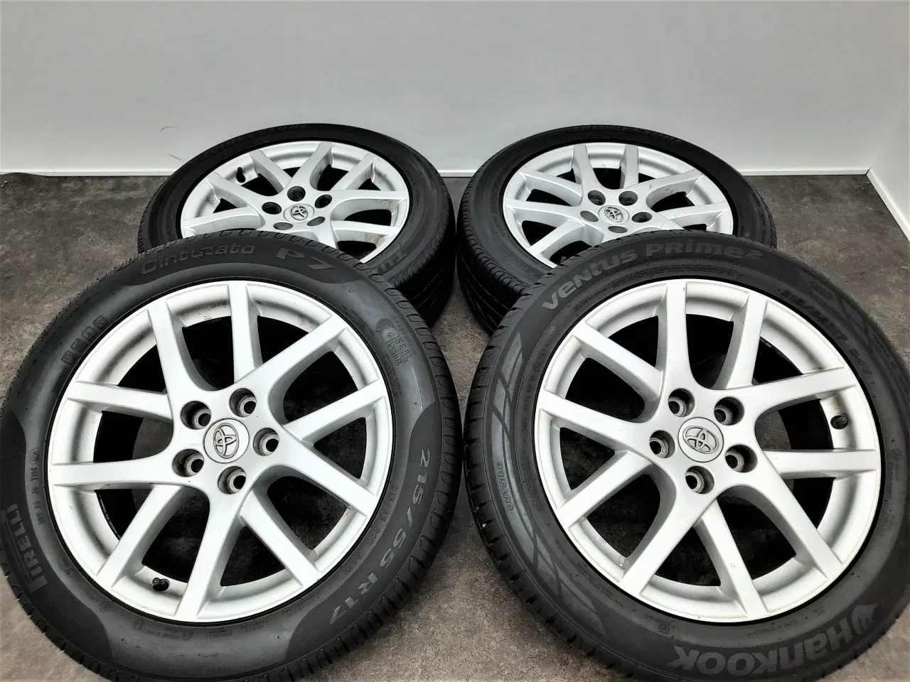 Billede 3 - 5x114,3 17" ET39 nav 54,1ø Toyota sommersæt