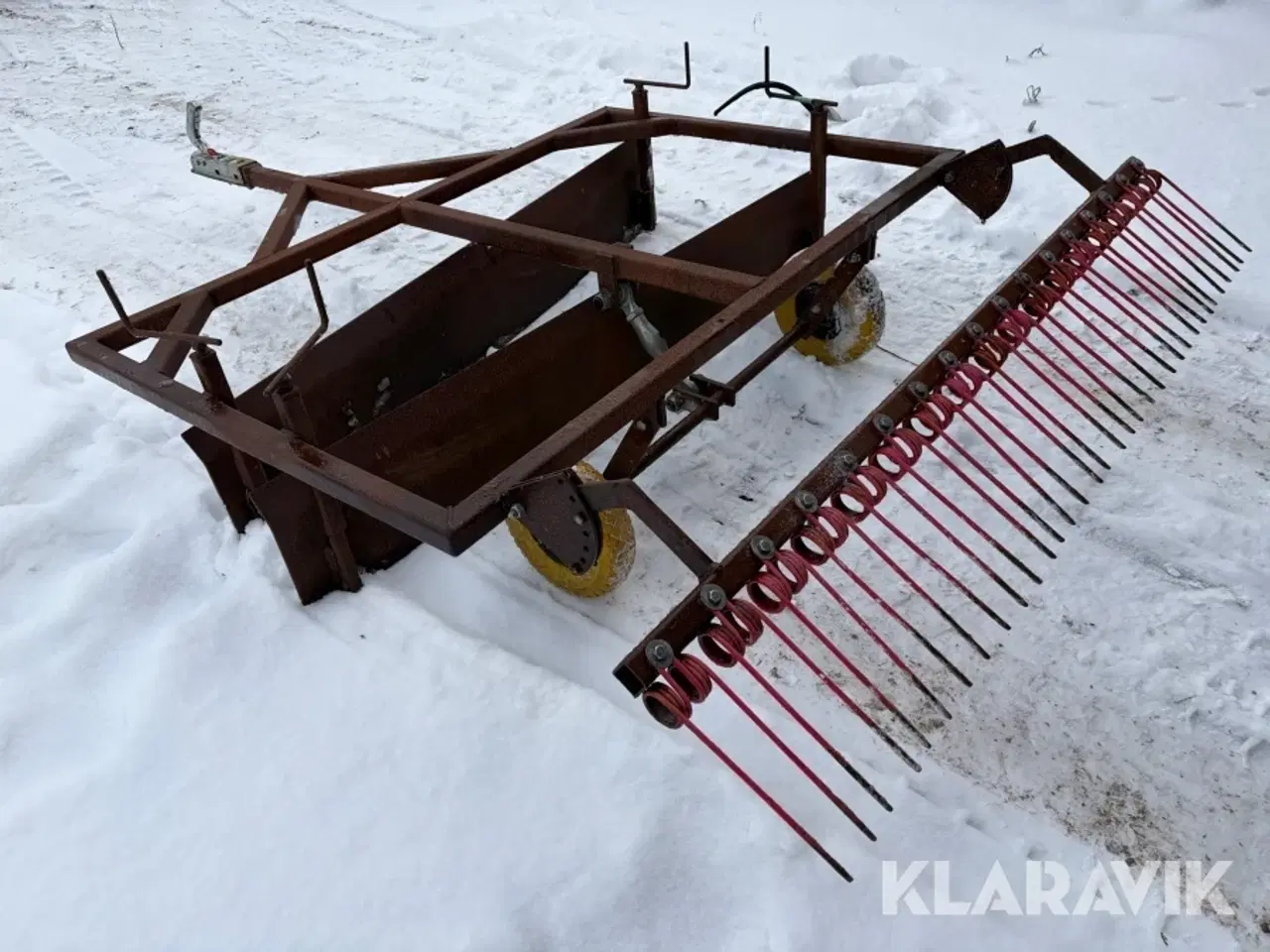 Billede 2 - Stige skraber med rive specialfremstillet