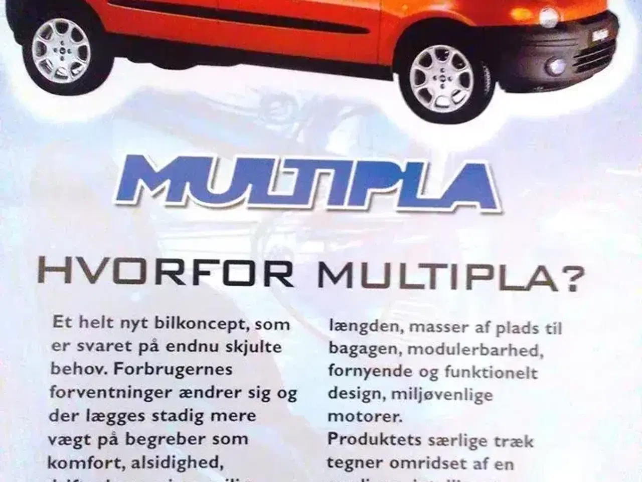 Billede 5 - Fiat Multipla Produktvejledning.