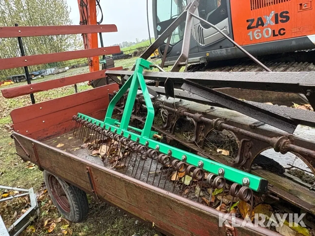 Billede 6 - Vogn, såmaskine og harve 736304