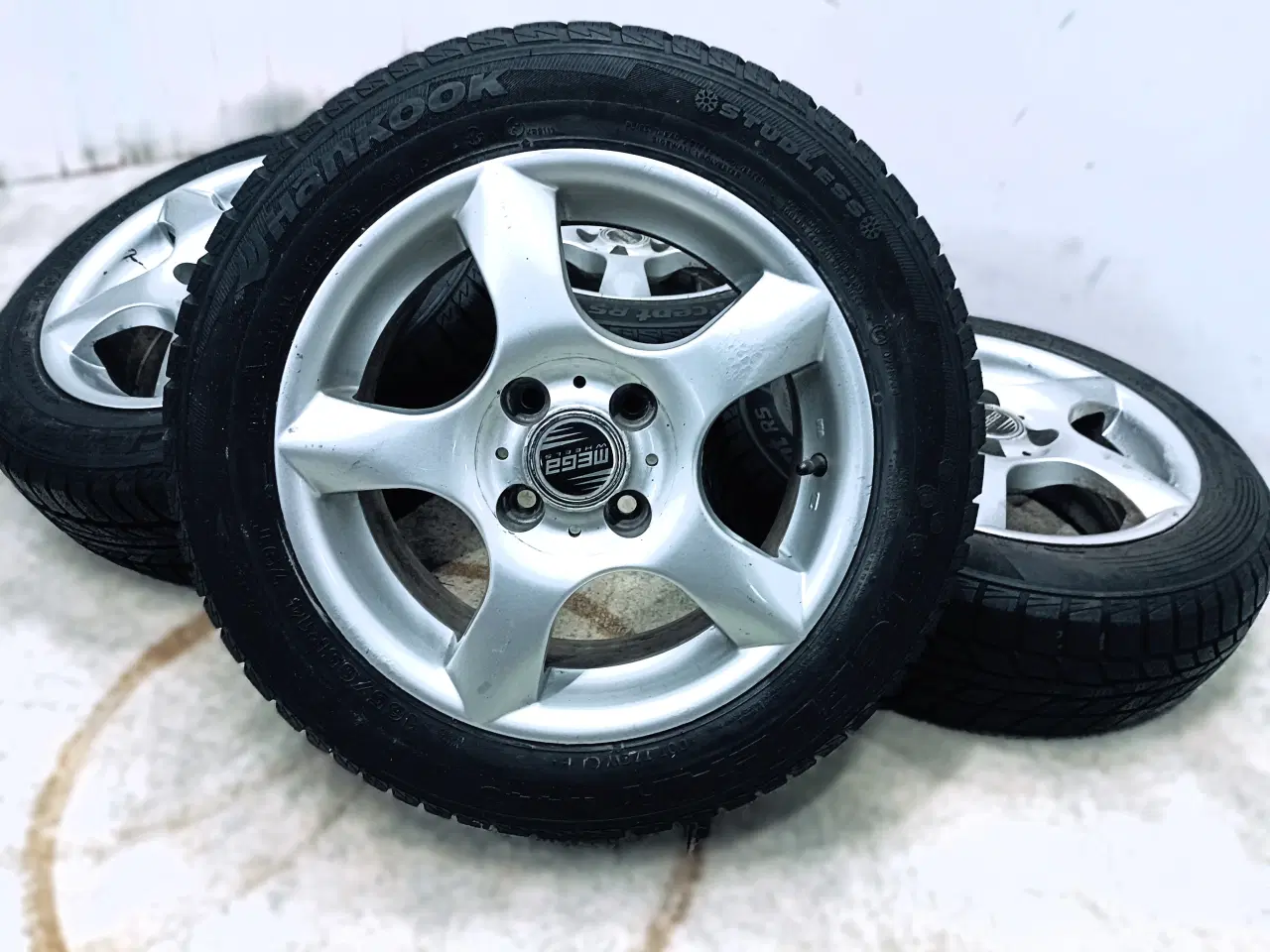 Billede 6 - 4x100 14" ET35 nav 73ø Megawheels vintersæt