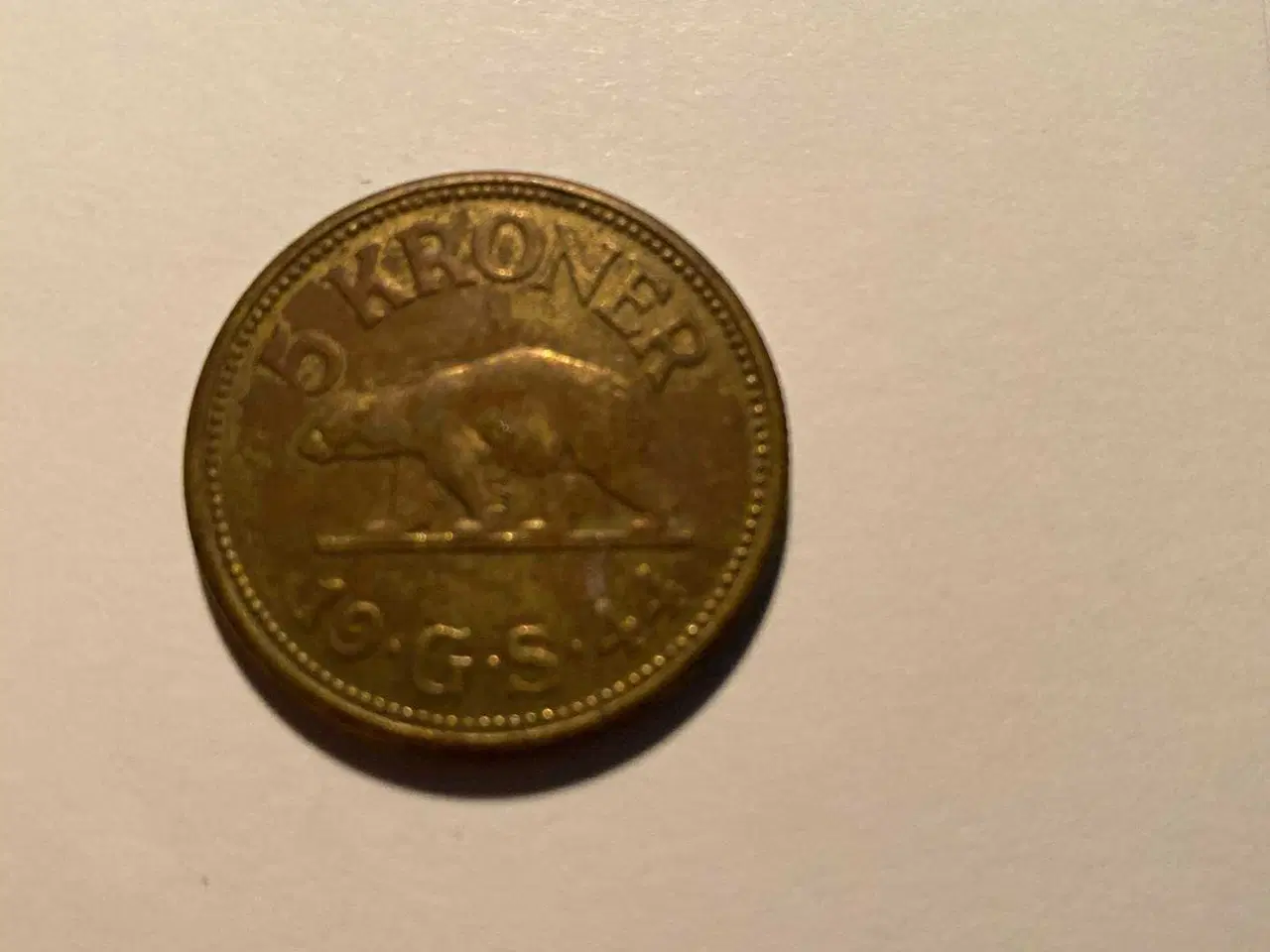 Billede 2 - Grønlandsk 5 kr 