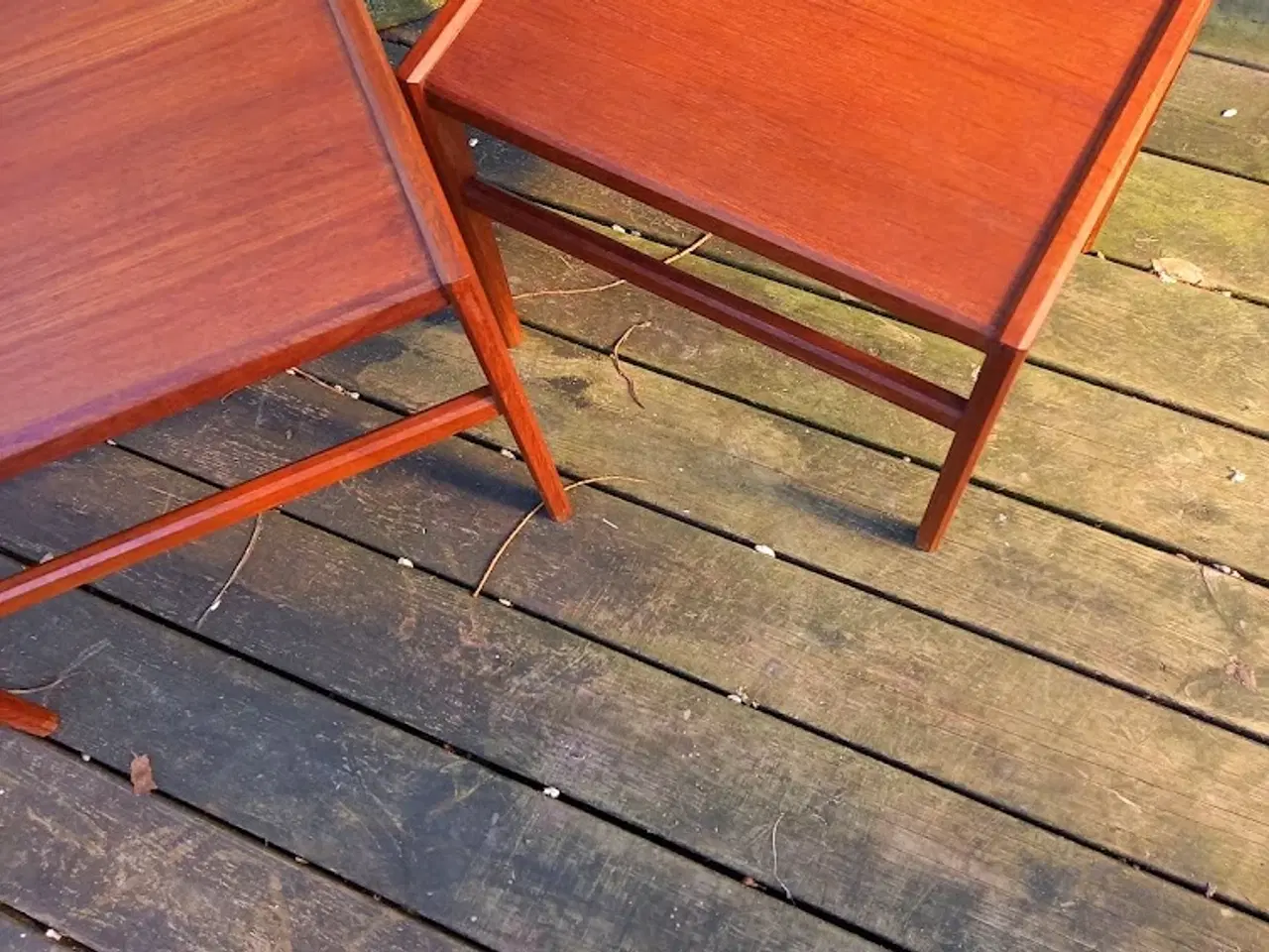 Billede 4 - Indskudsborde teak