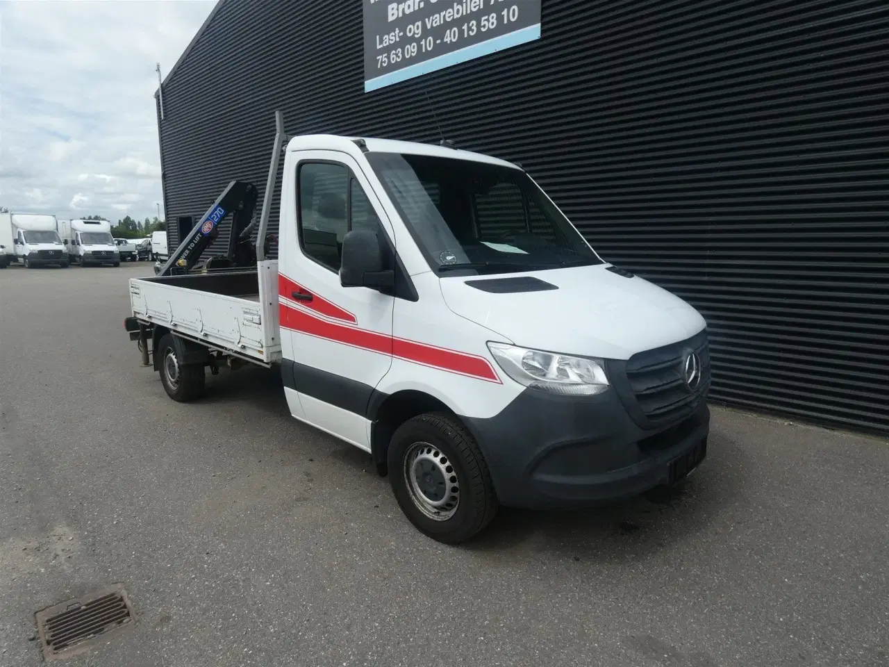Billede 2 - Mercedes-Benz Sprinter 316 LAD/ KRAN 2,1 CDI A2 163HK Ladv./Chas. Man.