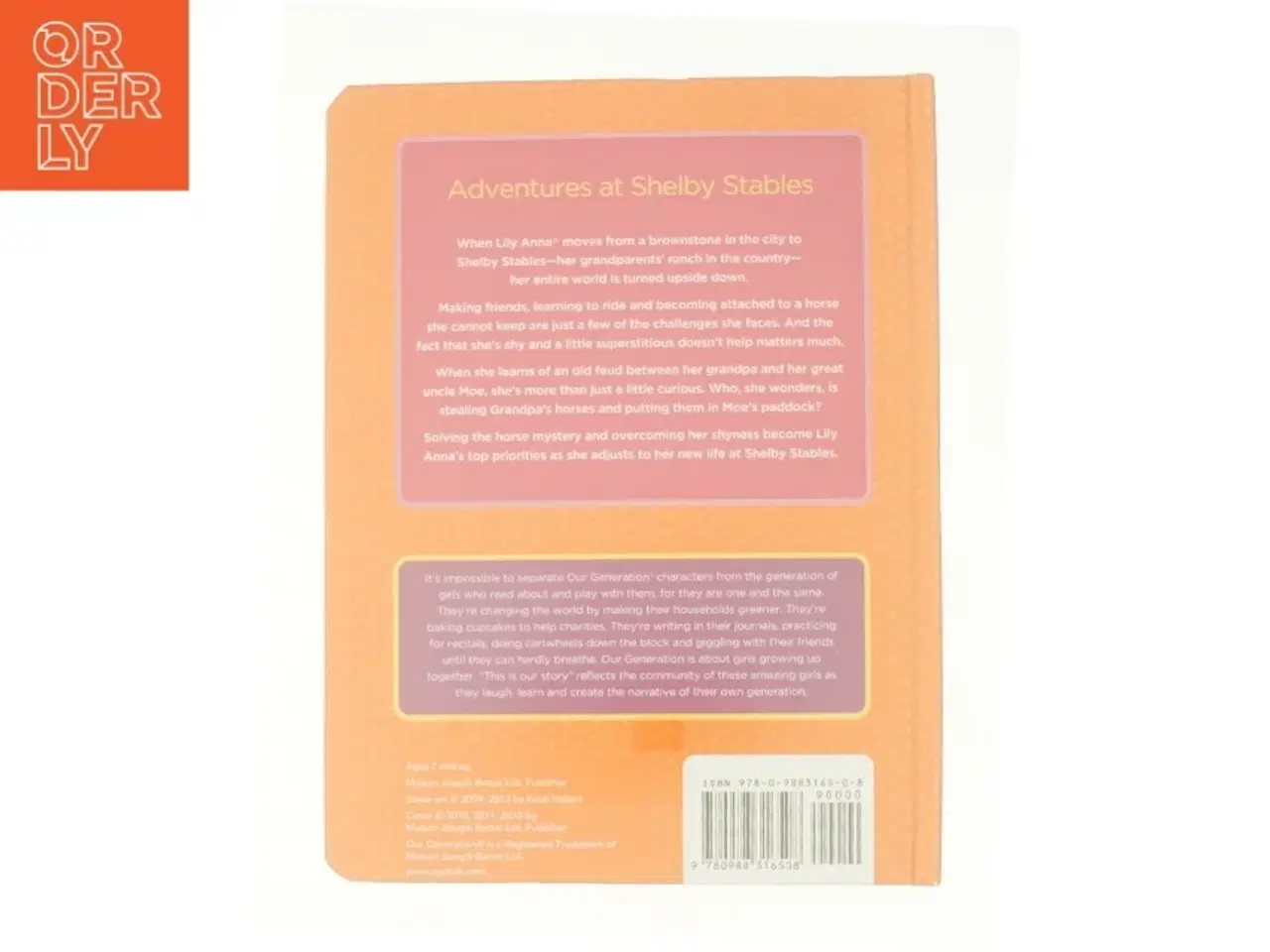 Billede 2 - Our Generation: Adventures at Shelby Stables af Julie Driscoll (Bog)