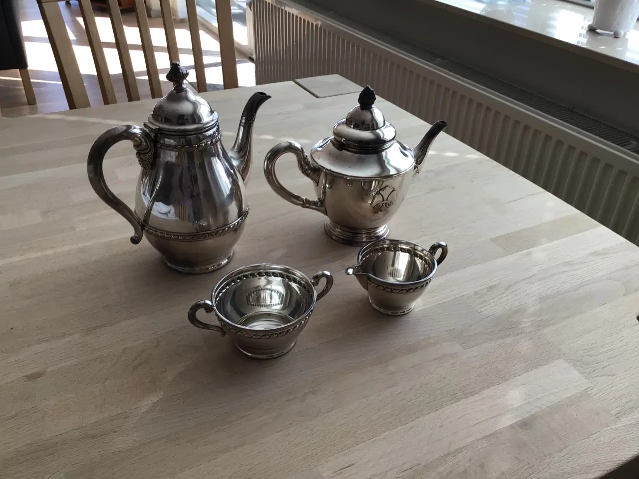 Billede 2 - Sølvlignende kaffe- og tekande