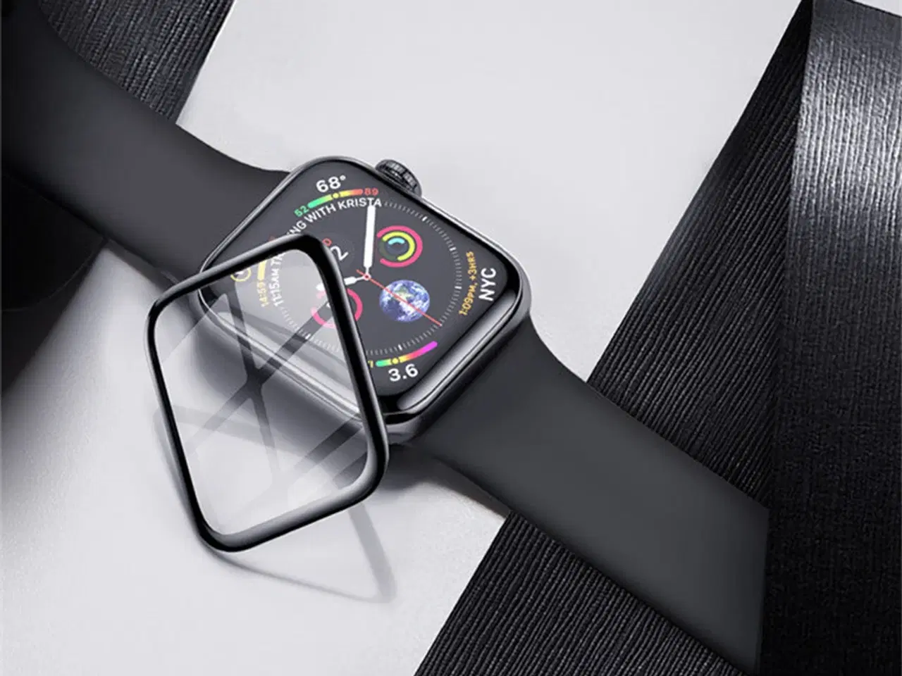 Billede 2 - Skærmbeskyttelse til Apple Watch – Ridse- & Stødsi