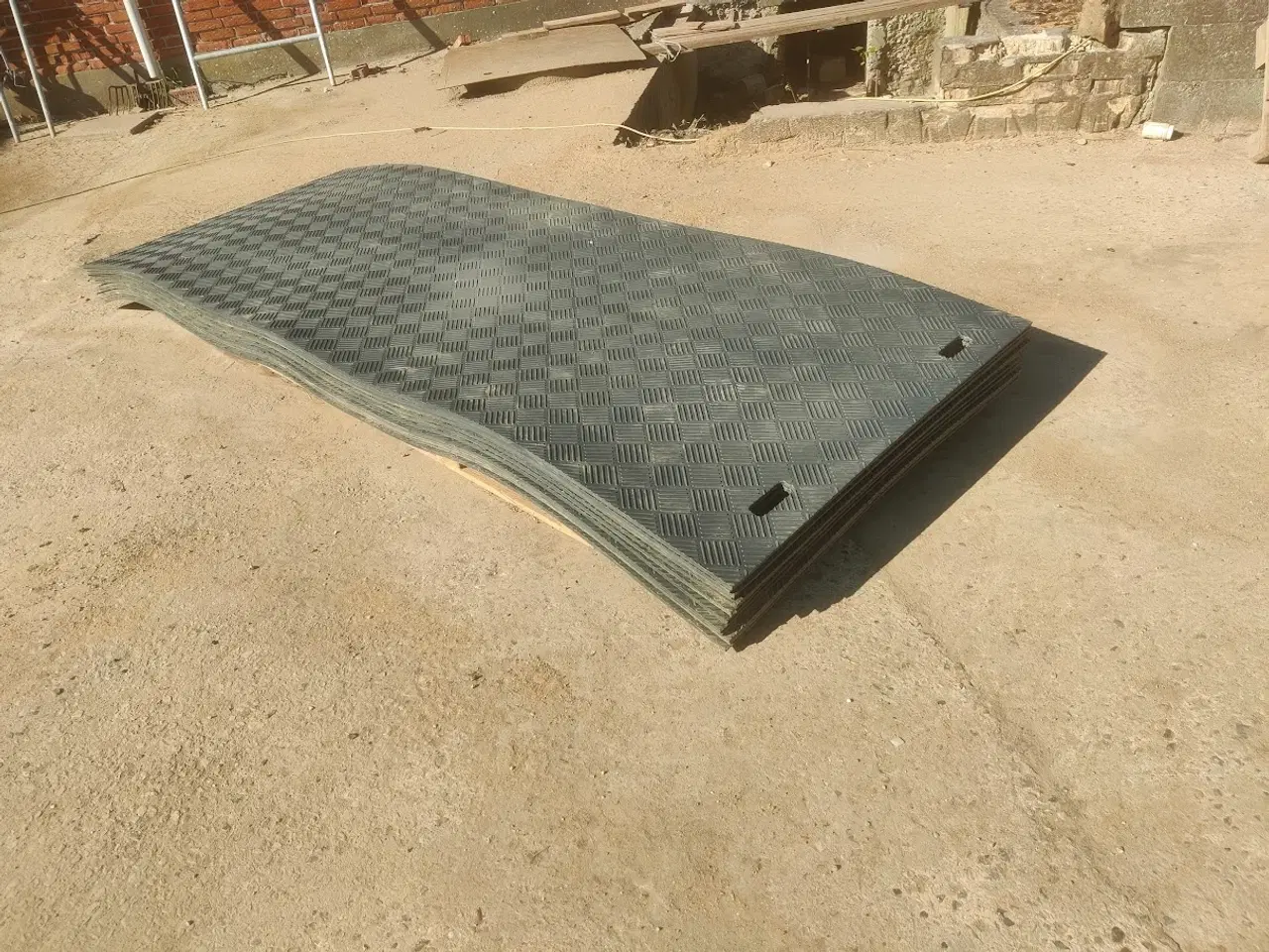 Billede 1 - Køreplader plastik 10mm 300x115cm