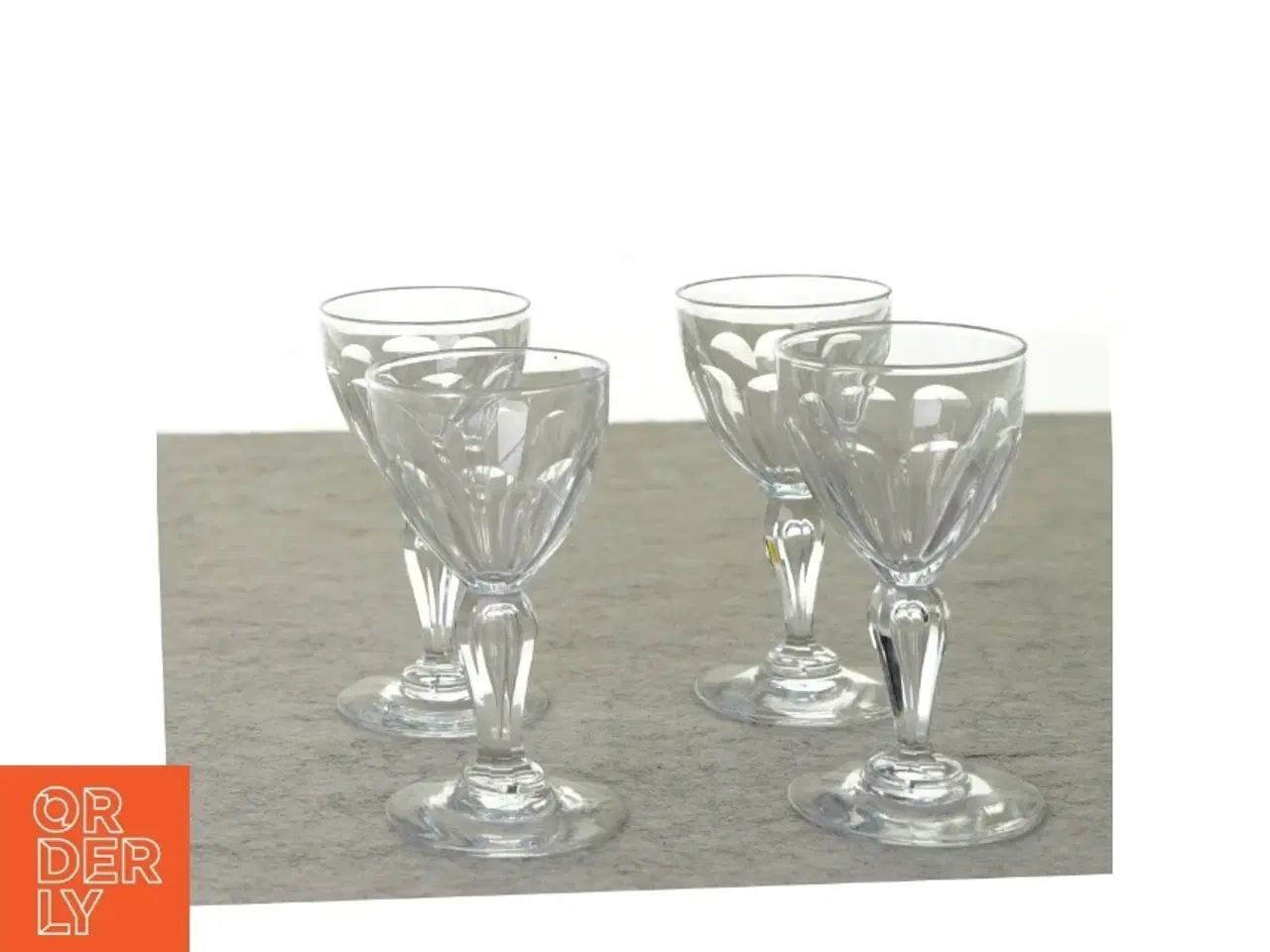 Billede 1 - Glas fra Holmegaard (str. 9 x 4 cm )