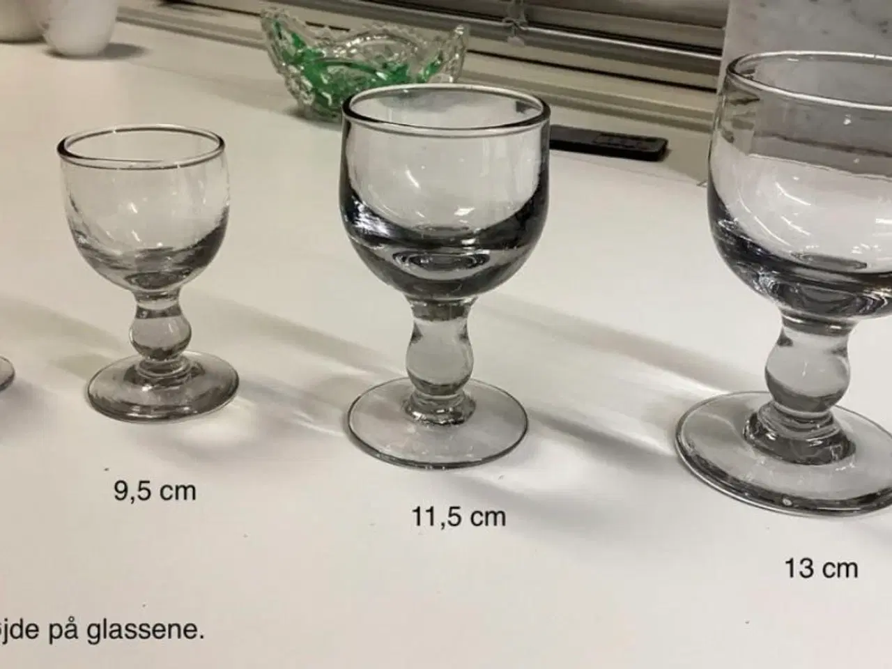 Billede 3 - Vintage mundblæste glas