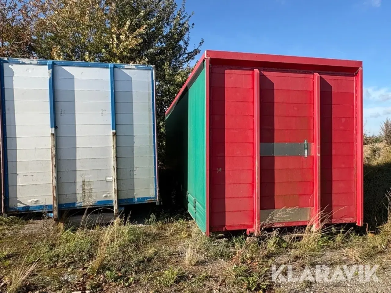 Billede 4 - Container wirehejs lukkede med pressening sider 2 Styk