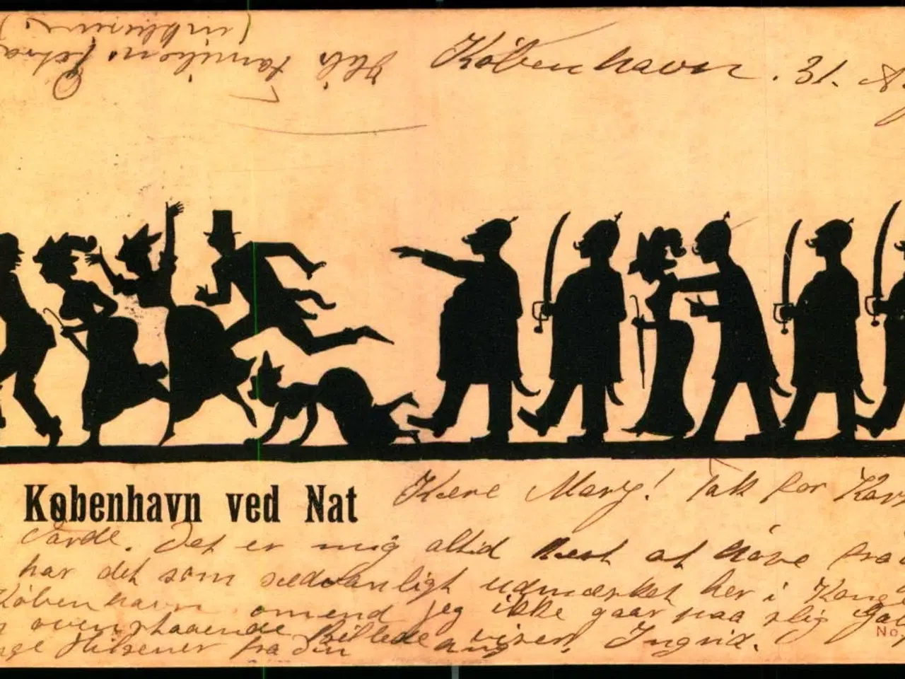 Billede 1 - København ved Nat - 1905 - u/n - Brugt