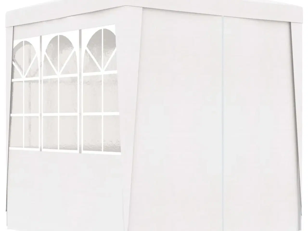 Billede 6 - Festtelt med sidevægge 2,5x2,5 m 90 g/m² hvid