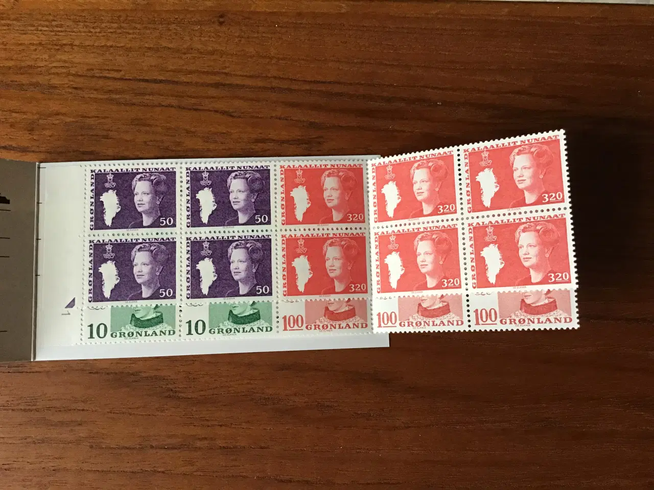 Billede 1 - Grønland - Frimærkehæfte nr 1 Postfrisk