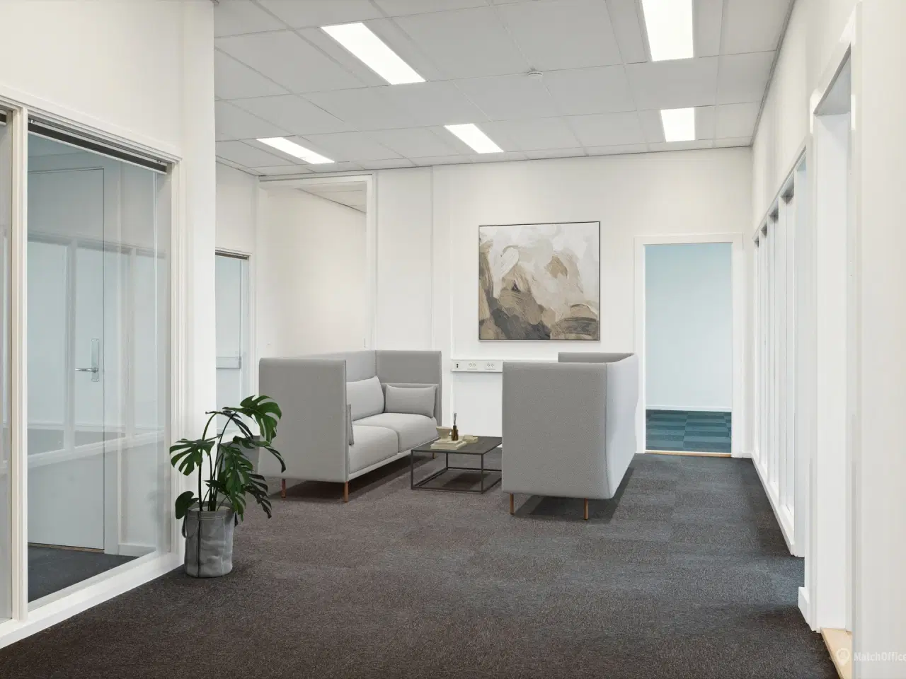 Billede 2 - Nyistandsat og velbeliggende kontorlejemål i Glostrup med let tilgang fra motorvejsnettet.