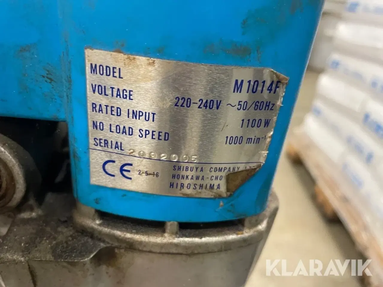Billede 11 - Diamant boremaskine Shibuya M1014F