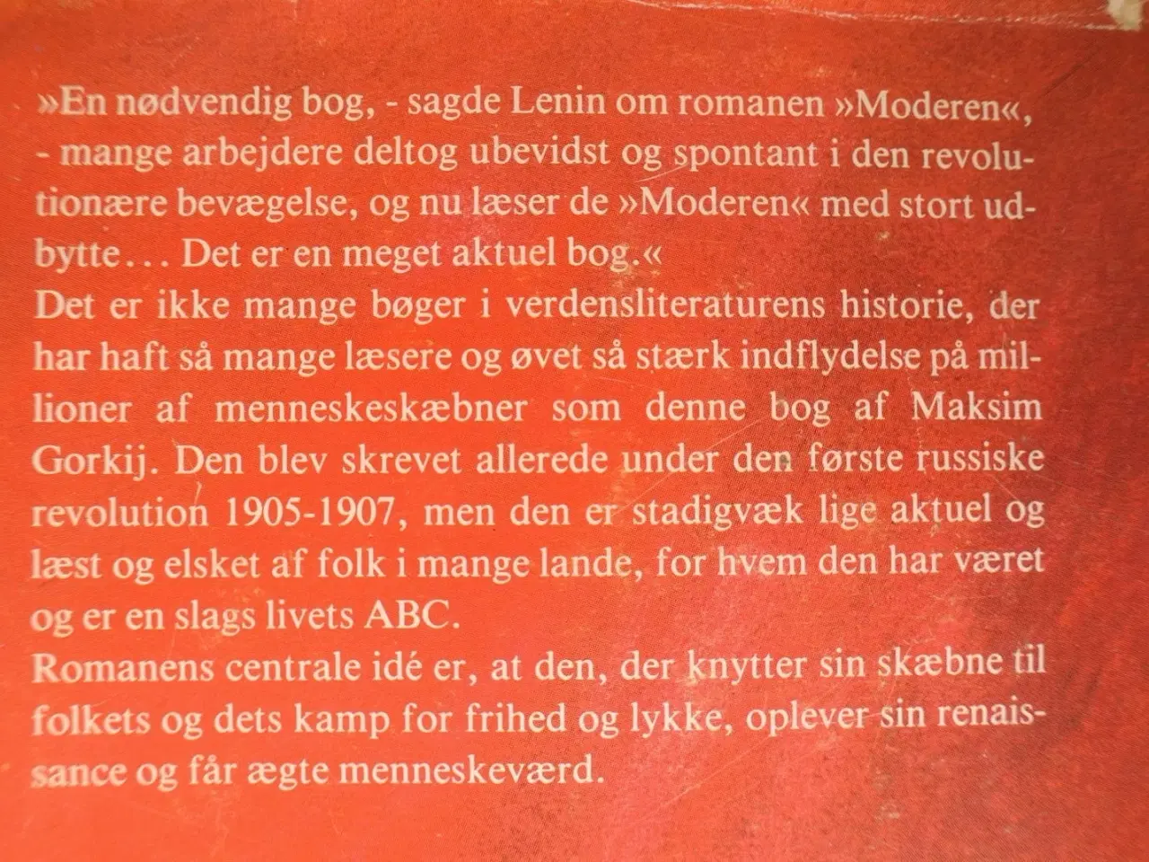 Billede 2 - moderen, af maksim gorkij, genre: roman