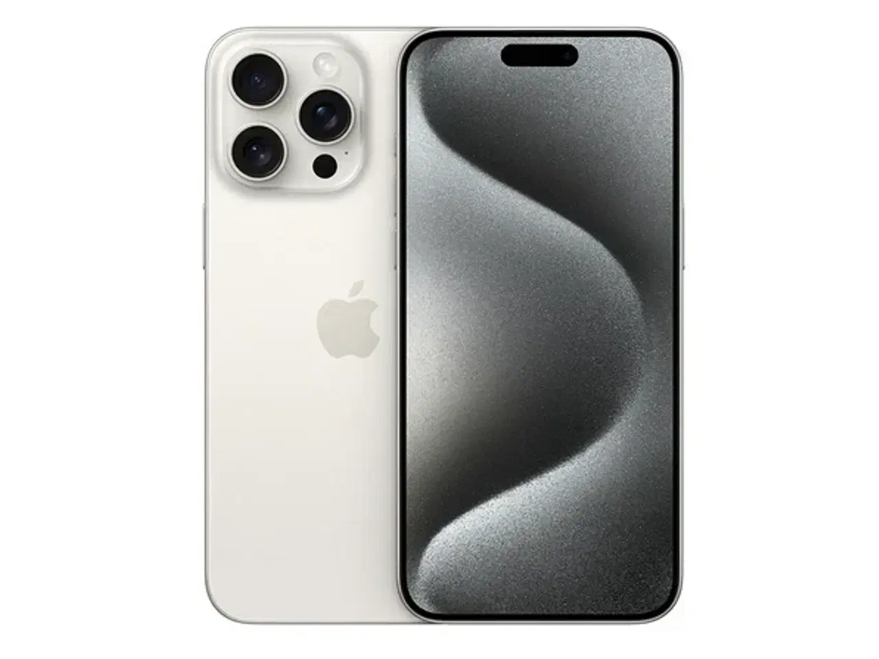 Billede 1 - Apple iPhone 15 Pro 256GB  (Hvidt titanium) eSIM - Grade B
