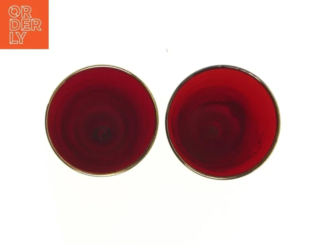 Billede 5 - Røde glas (str. H 15 cm)