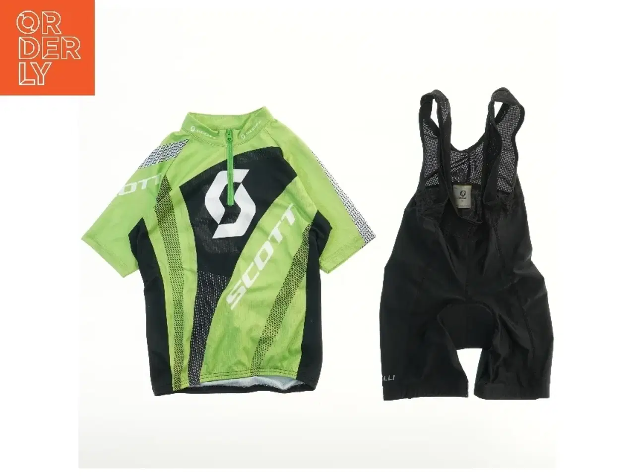 Billede 1 - Cykeltøj sæt med trøje og bukser fra Scott (str. 140)