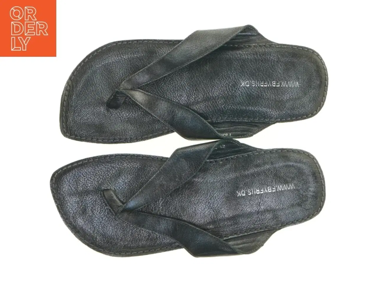 Billede 4 - Friis Sorte læderflipflops (str. 42)