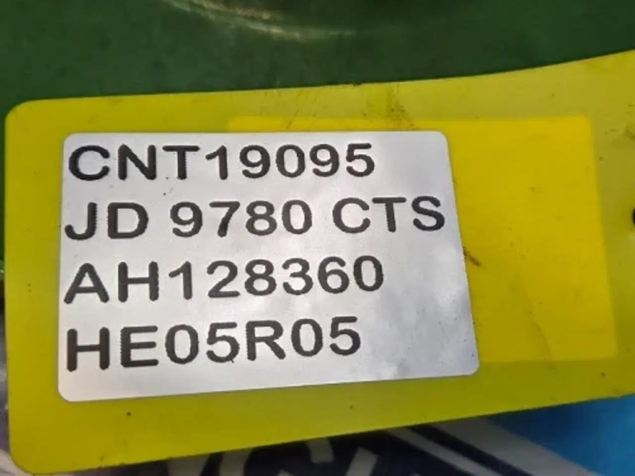 Billede 10 - John Deere 9780 Navplade AH128360