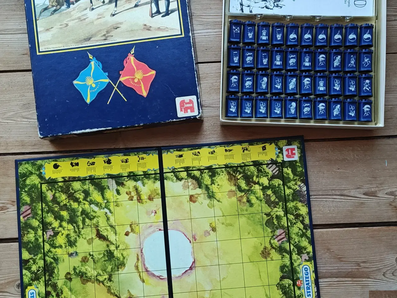 Billede 1 - Gammelt retro Stratego Brætspil