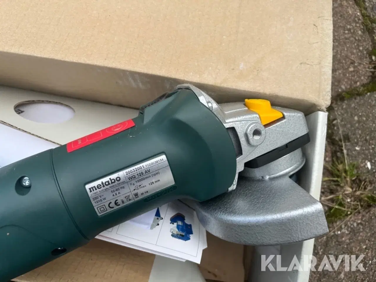 Billede 4 - Vinkelsliber Metabo WQ 125 AV