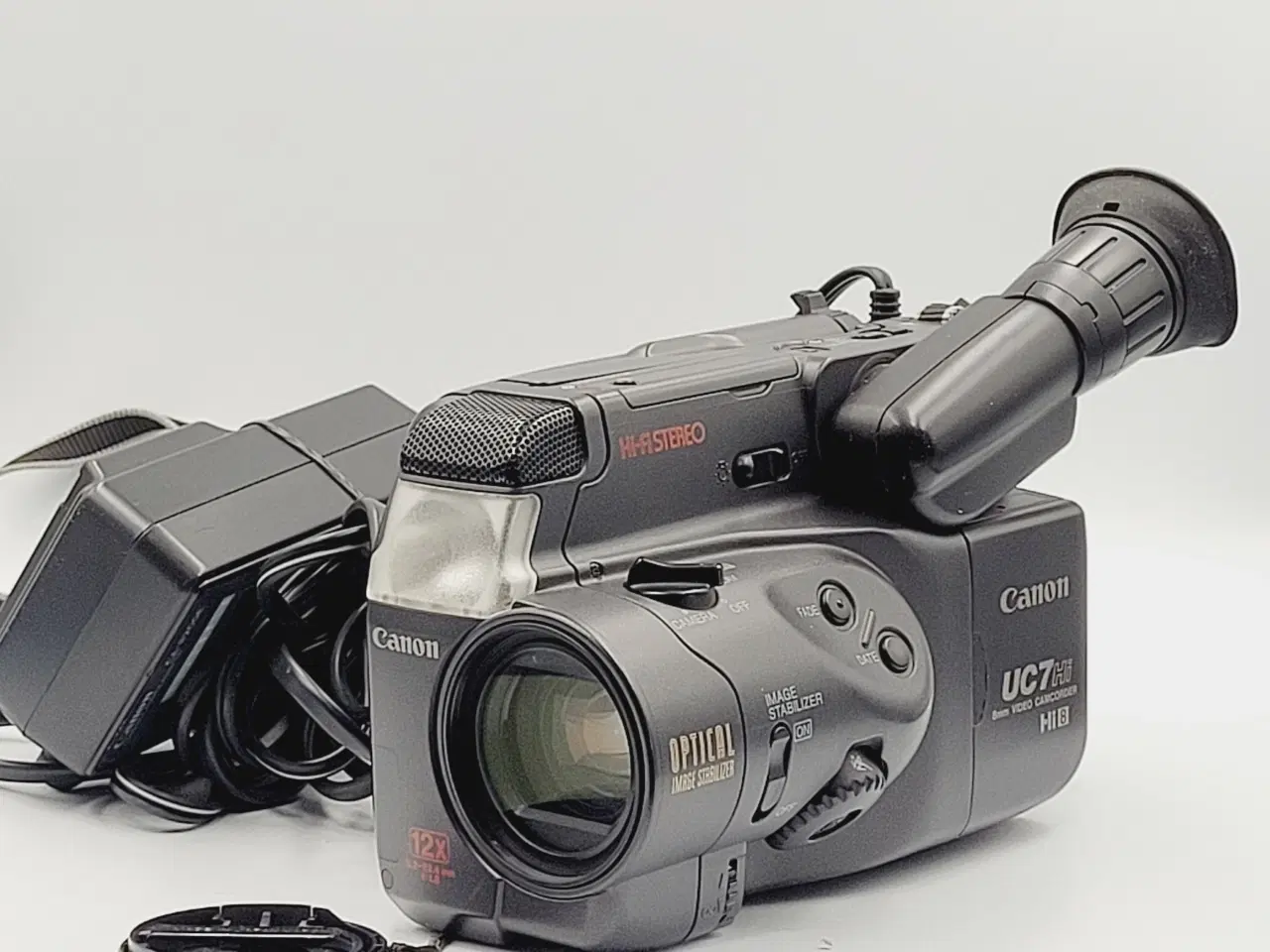 Billede 8 - ⭐️· Canon UC7Hi8 videokamera med taske og strømf.