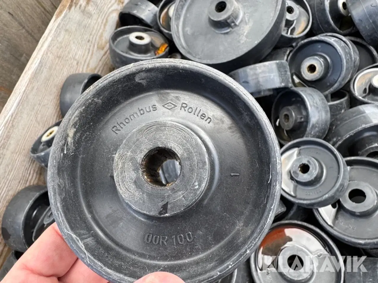 Billede 3 - Plasthjul Rhombus Rollen 00R100 / 00R125 / 00R200