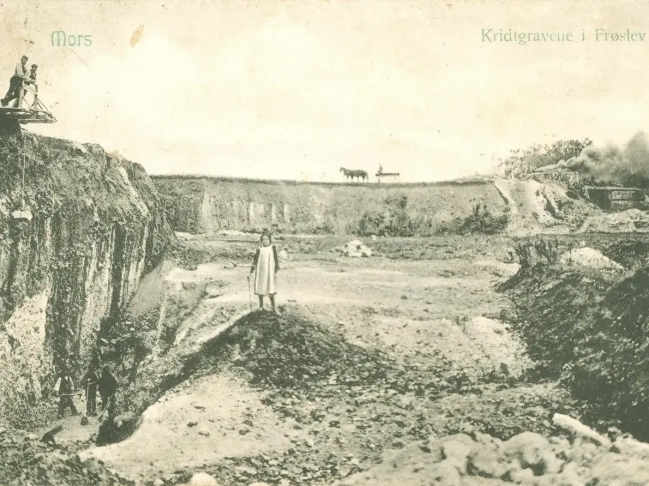 Billede 1 - Kridtgravene, Frøslev. 1906