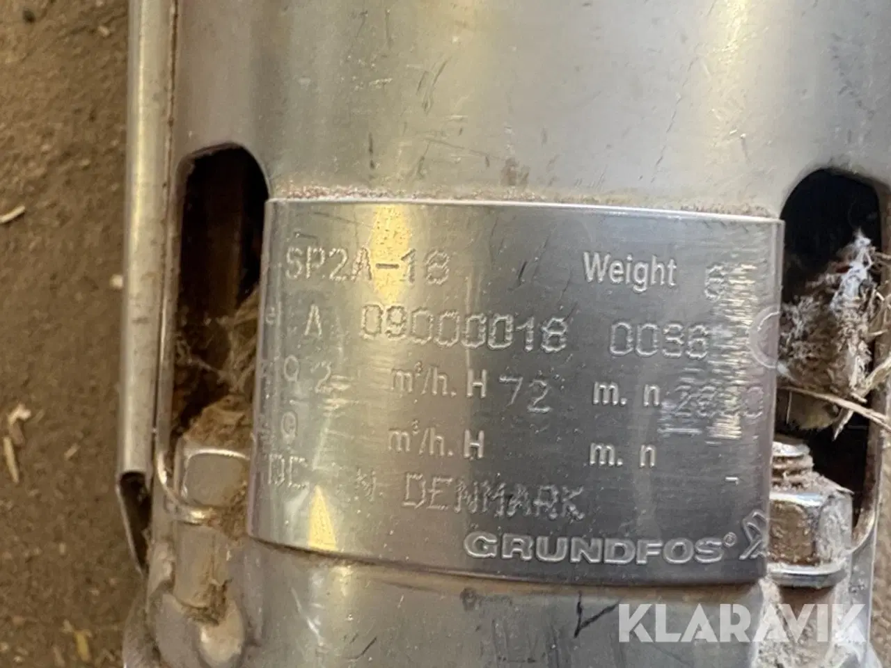 Billede 12 - Dykpumpe Grundfos SP2A—18 & MS402