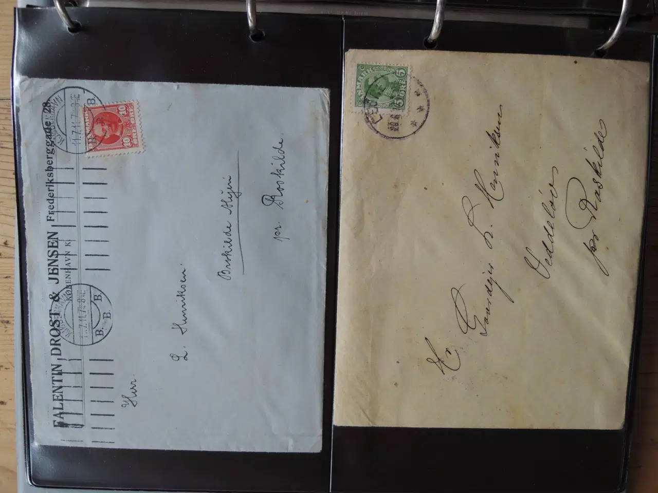 Billede 4 - 8 gamle kuverter og et postkort