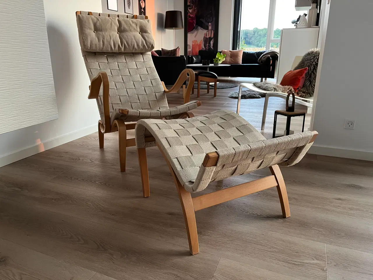 Billede 4 - Bruno Mathsson Mi Pernilla 2 hvilestol m/skammel. 