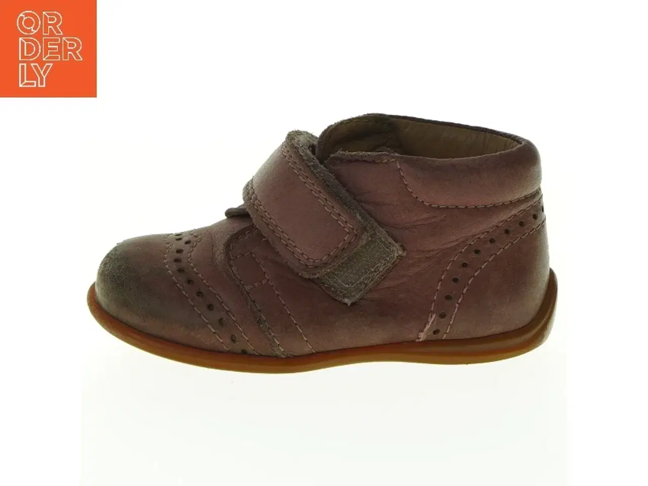 Billede 1 - Rosa børne lædersko