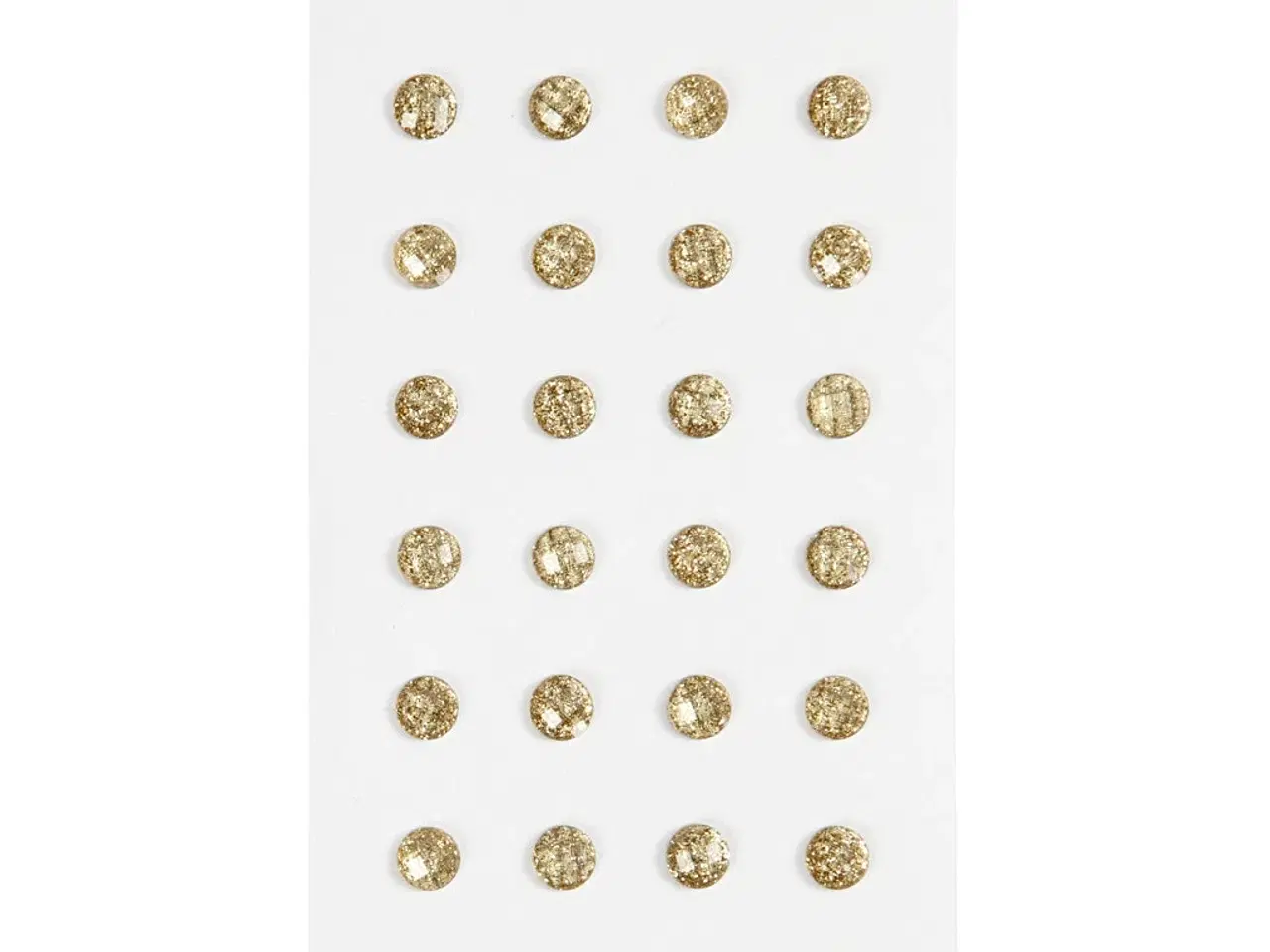 Billede 1 - Selvklæbende guld rhinsten 8 mm - 32 stk.