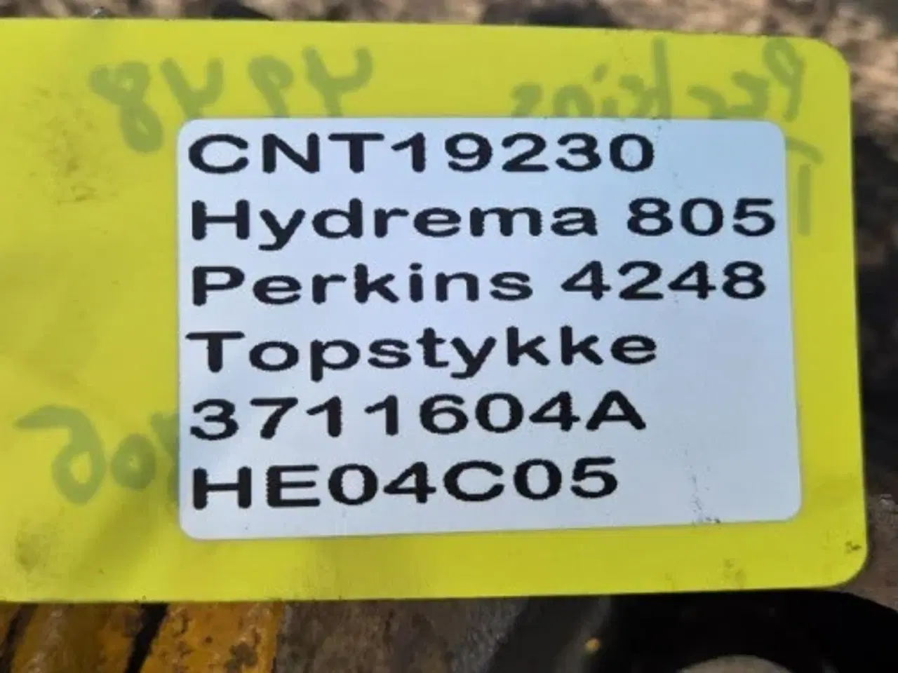 Billede 15 - Perkins 4.248 Topstykke 3711604A