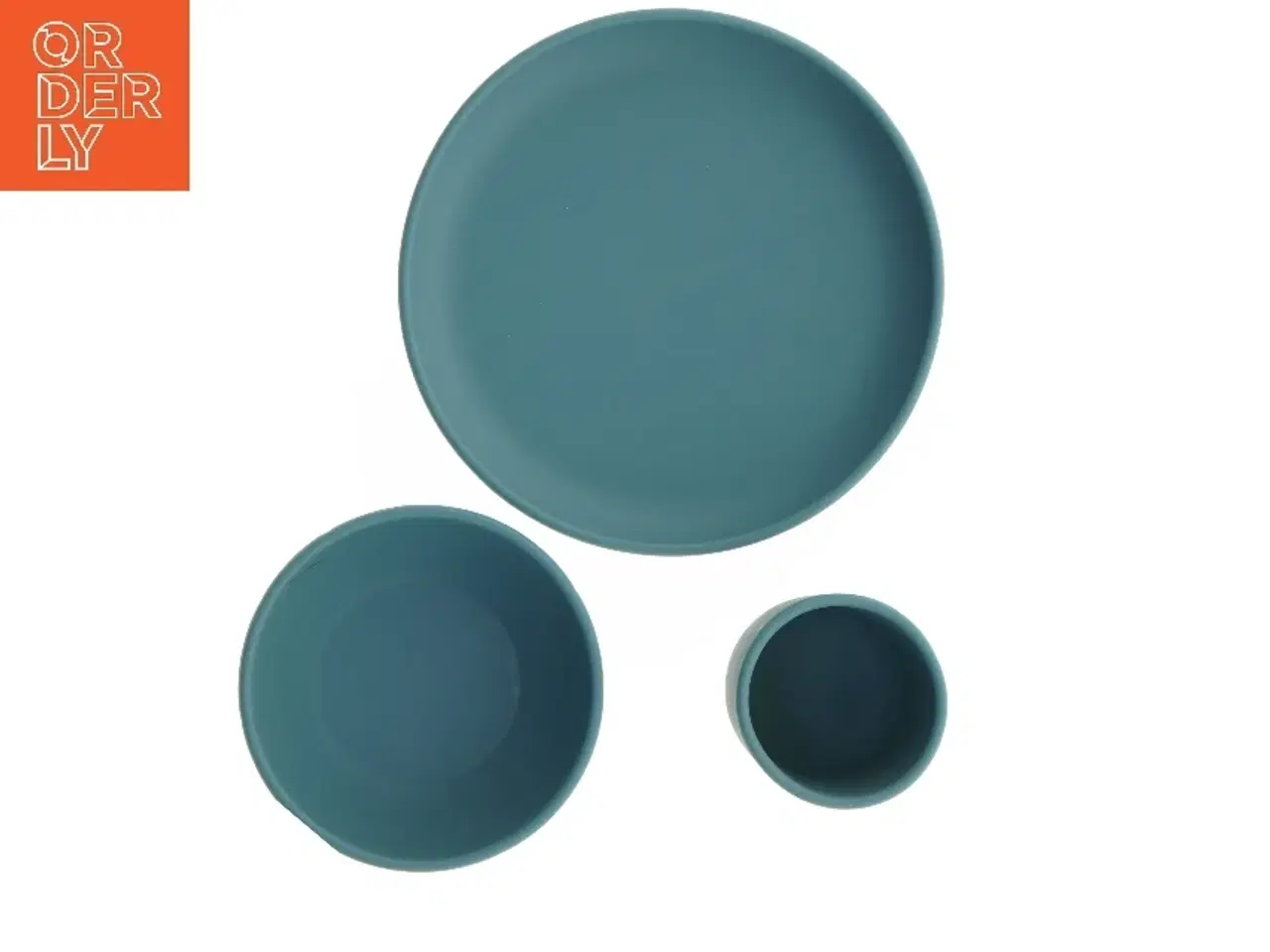 Billede 5 - Silikone sæt i blå fra Søstrene Grene