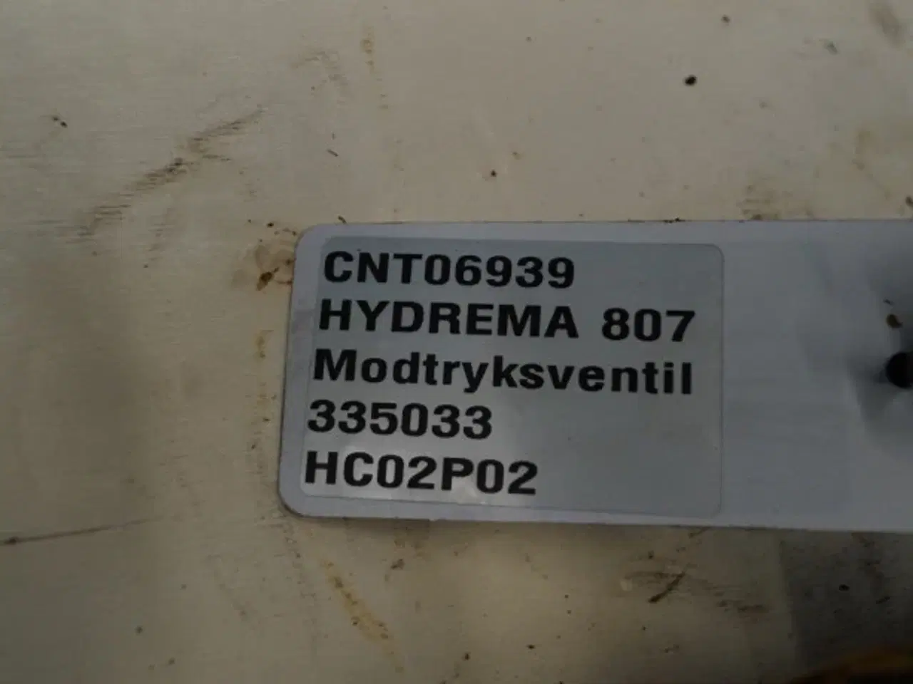 Billede 8 - Hydrema 807 Trykventil 335033