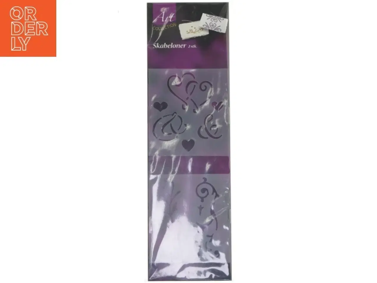 Billede 1 - Dekorative blomster skabeloner /stencilsæt